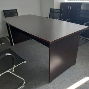 Bàn họp cũ MDF 1m8 màu nâu giá rẻ