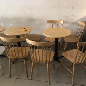 ghế gỗ lưng cao