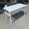 Bàn làm việc chân sắt xếp gọn 1m2 mới 99%