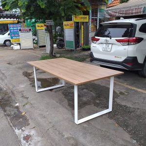 Bàn họp cũ chân sắt 1m x 2m cao cấp