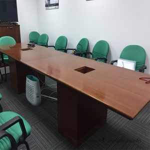 Bàn họp cũ 3m6 màu nâu giá rẻ