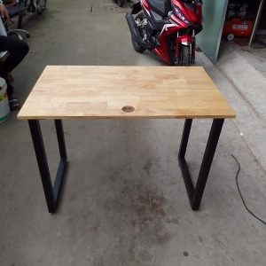 Bàn làm việc xếp gọn gỗ ghép 1m cũ