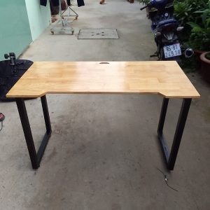 Bàn làm việc xếp gọn gỗ ghép 1m2 cũ