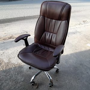 Ghế giám đốc hiện đại bọc da màu nâu giá rẻ