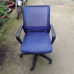 Ghế xoay lưới cũ cao cấp màu xanh