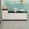Bàn lễ tân 2m2 đen trắng giá rẻ
