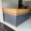 Quầy lễ tân chữ L 1m6 x 1m4 giá rẻ