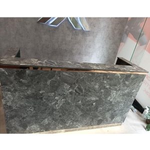 Thanh lý quầy lễ tân chữ U màu vân đá 2m