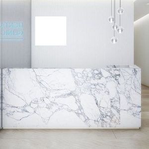 Quầy lễ tân vân đá 2m4 giá rẻ