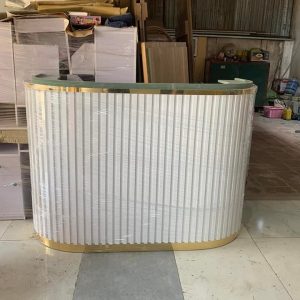 Quầy thu ngân 1m6 bo cong cao cấp