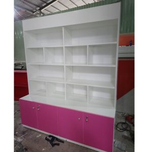 Tủ trưng bày 1m6 x 2m trắng hồng