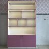 Tủ trưng bày trắng hồng 1m2 x 2m có đèn