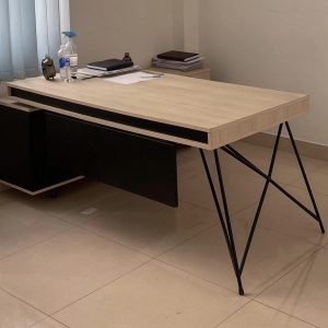 Bàn giám đốc cũ chữ L phong cách hiện đại