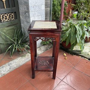 Ghế Gỗ Cao Mặt Đá