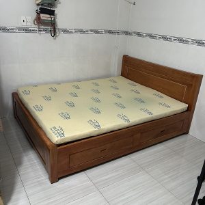 Giường Gỗ Xoan Đào 1m6x2m