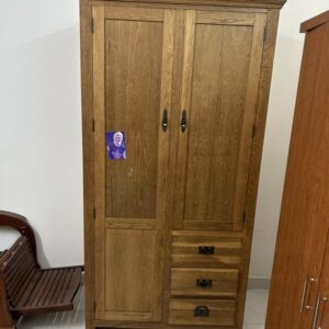 Tủ Quần Áo 2 Cánh Gỗ Sồi