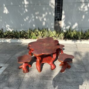 Bộ Bàn Ghế Gỗ Nguyên Khối