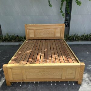 Giường Gỗ Sồi 1m4