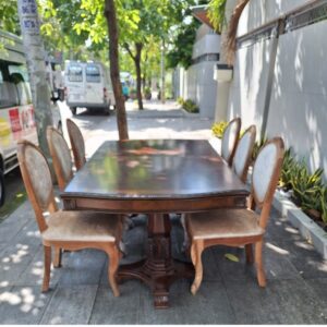 Bộ Bàn Ăn Tân Cổ Điển 6 Ghế Luis