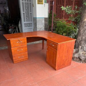 Bàn Làm Việc Gỗ Góc L