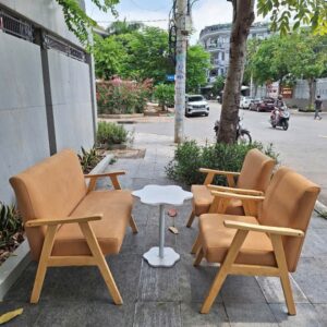 Sofa Gỗ Bọc Nệm