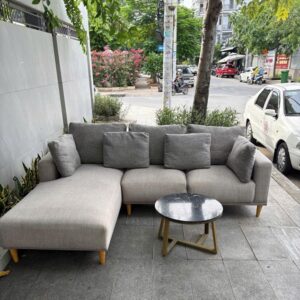 Sofa Góc L Kèm Bàn