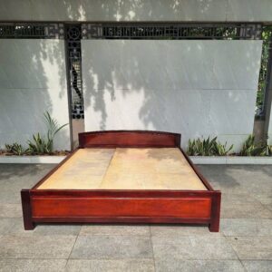 Giường Gỗ Cũ 1m6