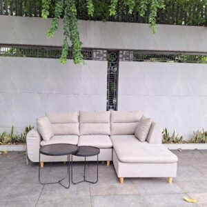 Sofa Góc L Kèm Bàn Decor