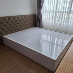 Giường Gỗ Bọc Da 1m8