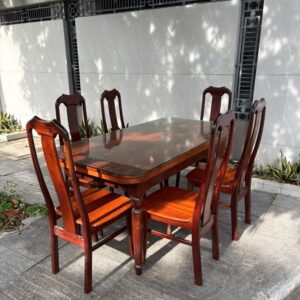 Bàn Ăn Căm Xe Gõ