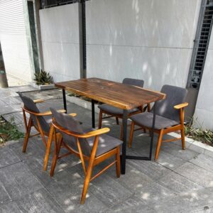 Bàn Ăn Gỗ 4 Ghế