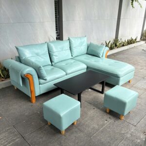 Sofa Góc L Kèm Bàn