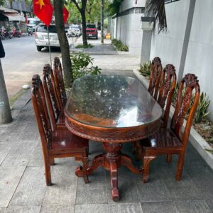 Bàn Ăn Gỗ 6 Ghế