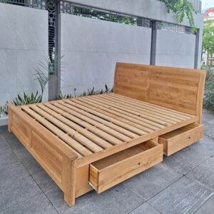 Giường Gỗ Sồi 1m8 Cũ