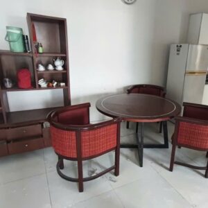 Bàn Ăn 3 Ghế Gỗ