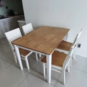 Bàn Ăn 4 Ghế Gỗ